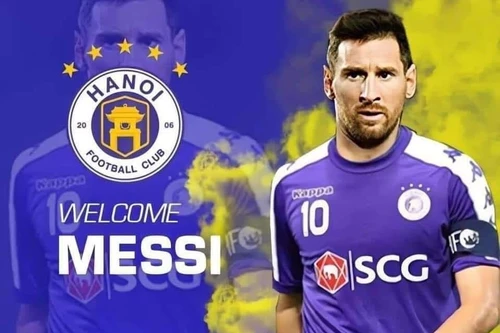 "Fan cuồng" mời gọi Messi khoác áo... Hà Nội FC