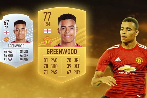 Greenwood, Mount và top 20 cầu thủ có chỉ số tăng vọt trong FIFA 21