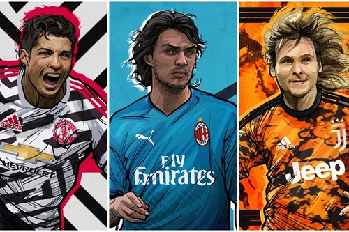 [ẢNH] Ngắm huyền thoại trở về rực rỡ cùng áo đấu phụ các CLB lớn