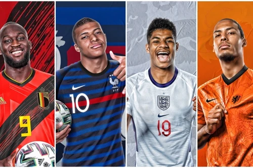 [ẢNH] Ngắm loạt áo đấu mới đầy cuốn hút của các đội tuyển châu Âu