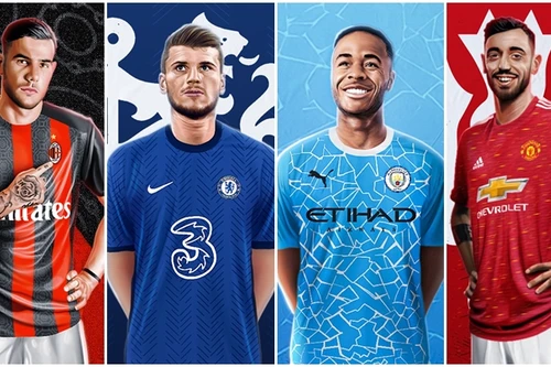 [ẢNH] Ngắm áo đấu tuyệt đẹp của các CLB lớn mùa 2020/21