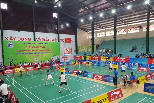 Hấp dẫn giải cầu lông lãnh đạo thành phố Hà Nội mở rộng năm 2020