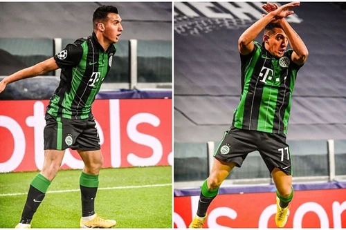 Cầu thủ vô danh ăn mừng như Ronaldo ngay trên sân Juventus