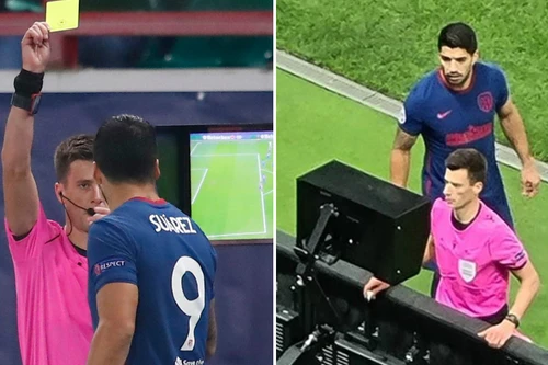 Hài hước cảnh Luis Suarez đòi... giám sát cả trọng tài