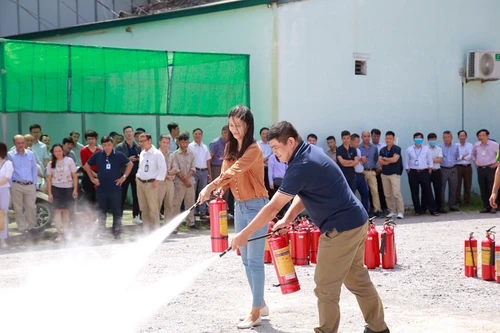 Tập huấn nghiệp vụ phòng cháy tại toà nhà VNPT-net