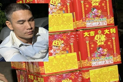 Bắt quả tang đối tượng tàng trữ trái phép pháo nổ 
