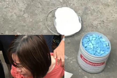 Băt quả tang một phụ nữ mua bán số lượng lớn ma túy 