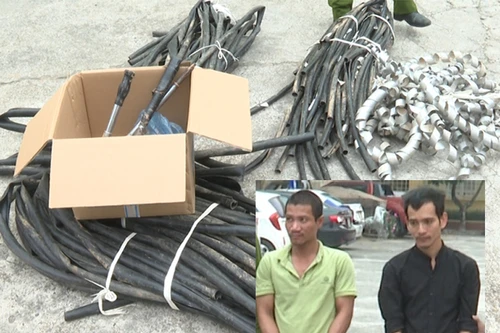 Tuần tra đêm bắt nhóm đối tượng chuyên trộm cắp tài sản, thiết bị công trình 