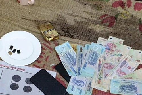 Triệt xóa ổ nhóm đánh bạc dưới hình thức xóc đĩa 