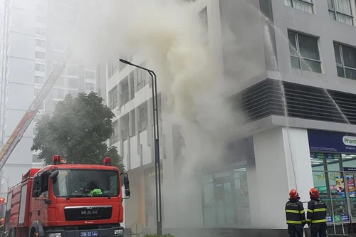 Diễn tập cứu nạn, chữa cháy tại Khu căn hộ Vinhomes Times City Park Hill - Park Hill Premium