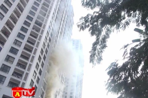 Tập huấn PCCC tại khu nhà ở thuộc trung tâm thương mại Royal City