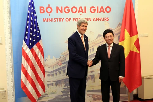  Ngoại trưởng Mỹ John Kerry hội đàm cùng Phó Thủ tướng, Bộ trưởng Ngoại giao Phạm Bình Minh
