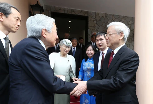 Nhà vua Nhật Bản: Mong hai nước tiếp tục hợp tác vì hòa bình thế giới 