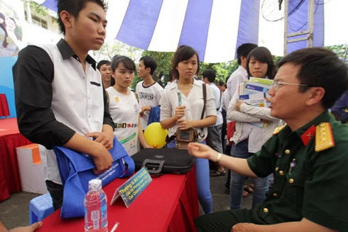 Quy định mới trong xét tuyển vào trường quân đội