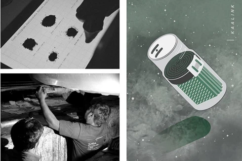 Biến khí thải động cơ thành mực 