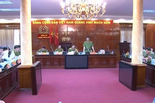 Đoàn kiểm tra số 1, Tổng cục Cảnh sát làm việc với Công an Hà Nội