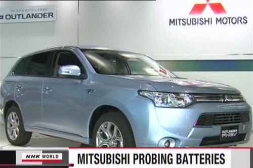 Phát hiện lỗi nóng chảy pin trên dòng xe Mitsubishi hybrid