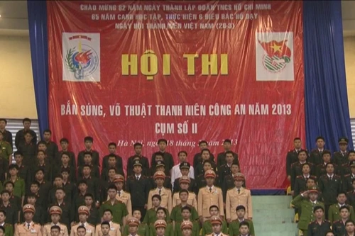 Hội thi bắn súng ngắn quân dụng, võ thuật Thanh niên CAND