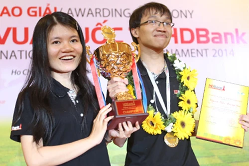 “Tiên đồng ngọc nữ” cờ vua Việt Nam cùng đoạt vé World Cup
