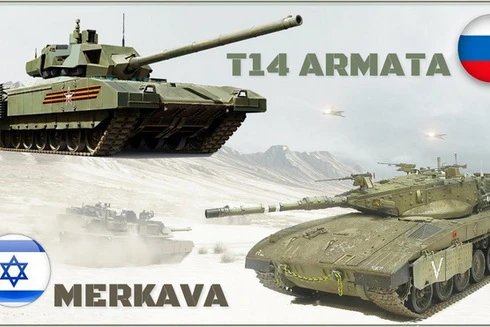 [ẢNH] Xe tăng T-14 Armata bị nhận xét "dưới cơ" Merkava Mk4 của Israel
