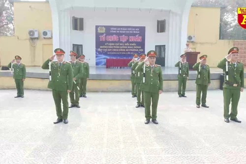 Nâng cao kỹ năng hướng dẫn, phân luồng giao thông cho cán bộ cơ sở