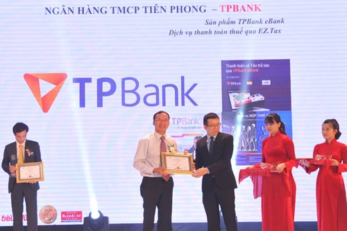 TPBank nhận cú đúp Giải thưởng Tin và Dùng Việt Nam 2015
