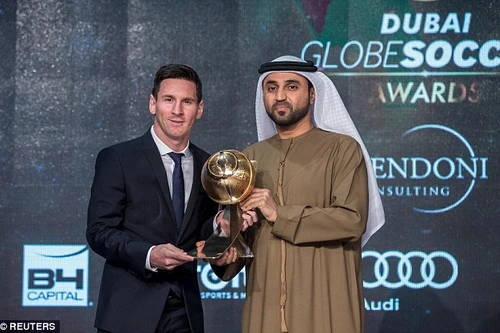Messi, Lampard và Pirlo được tôn vinh ở Dubai