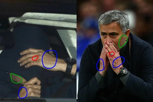 Tranh cãi về bức ảnh Mourinho chạy trốn khỏi Cobham