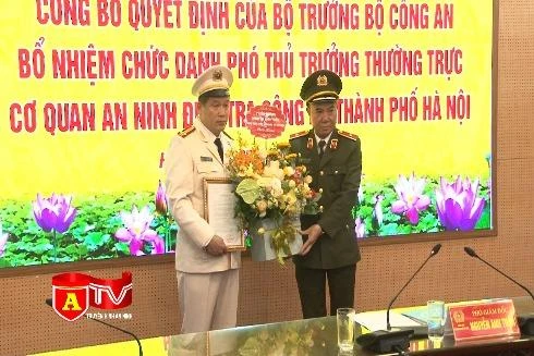 Bổ nhiệm chức danh Phó Thủ trưởng Thường trực Cơ quan An ninh điều tra Công an Hà Nội