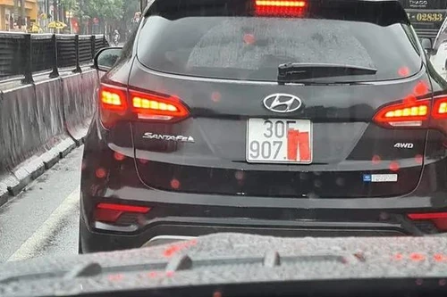 Cố tình che biển số ô tô bị phạt đến 26 triệu đồng 