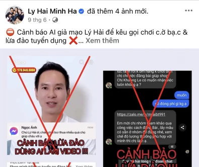 Hàng loạt ca sỹ, diễn viên nổi tiếng bị giả mạo để quảng cáo cờ bạc, "tín dụng đen"