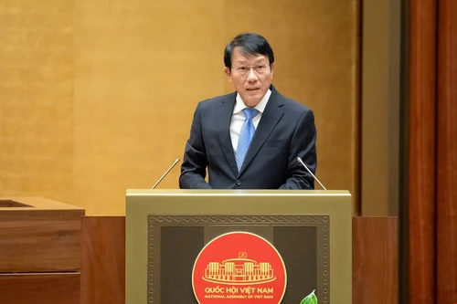 Quốc hội nghe Tờ trình các Dự án luật liên quan đến công tác đảm bảo an ninh, trật tự