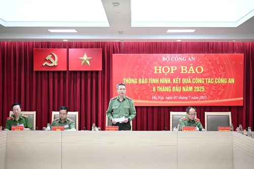 Công an cấp tỉnh định kỳ 6 tháng/ lần họp báo cung cấp thông tin cho báo chí?