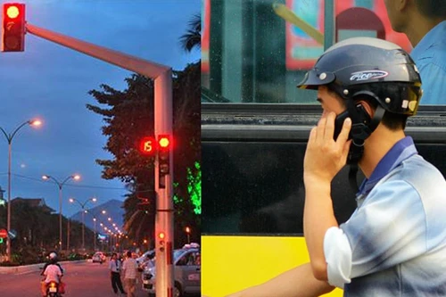 Dừng xe sai quy định để nghe điện thoại có thể bị phạt nặng