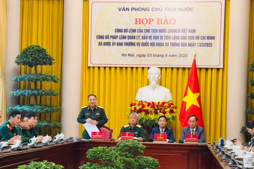 Chính thức công bố Pháp lệnh Quản lý, bảo vệ Khu Di tích Lăng Chủ tịch Hồ Chí Minh