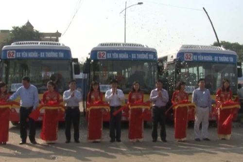 Khai trương tuyến xe bus 62 Yên Nghĩa – Thường Tín