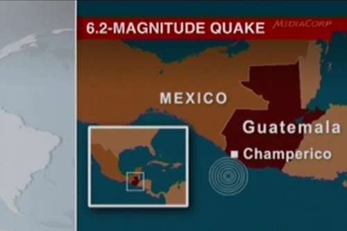 Động đất mạnh ngoài khơi Guatemala