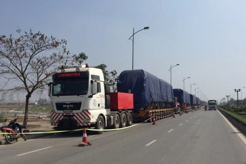 Toa tàu đường sắt Cát Linh- Hà Đông được chuyển về Hà Nội như thế nào?