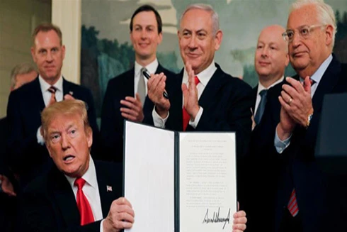 Ẩn ý của Mỹ sau động thái công nhận chủ quyền Cao nguyên Golan?