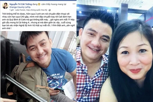 Facebook sao Việt ngập tràn hình ảnh, trạng thái đau buồn trước tin nghệ sĩ Anh Vũ qua đời