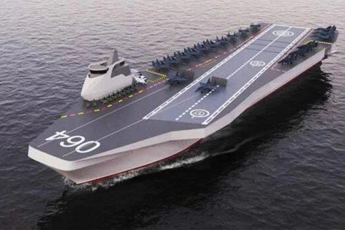 [ẢNH] Tàu sân bay tương lai của Nga trang bị cả Su-57 và Okhotnik