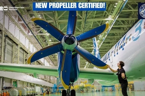 Máy bay dân dụng tầm ngắn của Nga nhận cánh quạt 6 lá mới