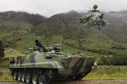 Xe chiến đấu bộ binh BMP-3 thêm phần đáng sợ khi có thể phóng UAV cỡ nhỏ