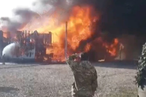 Trụ sở chính của 'Quân đoàn châu Phi' Nga tại Krasnodar bất ngờ bốc cháy