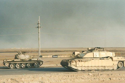 Bí ẩn cuộc đối đầu duy nhất giữa xe tăng T-55 Iraq và Challenger 2 Anh