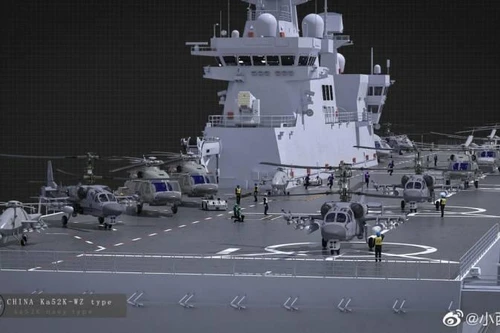 [ẢNH] Trung Quốc sắp mua số lượng cực lớn trực thăng Ka-52K Nga để trang bị cho tàu đổ bộ 