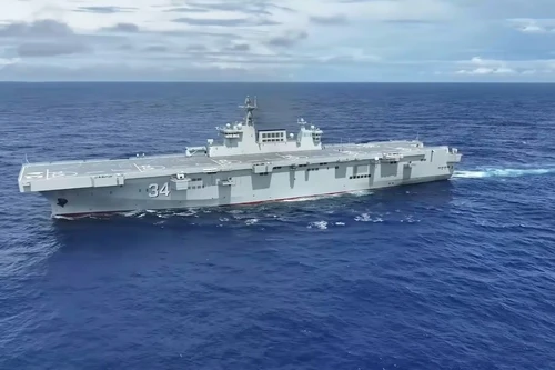 Trung Quốc cấp tốc biên chế tàu đổ bộ tấn công Type 075 thứ 4