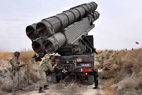 Nga lo ngại Thổ Nhĩ Kỳ cung cấp cho Ukraine pháo phản lực cỡ lớn T-300 Kasirga 