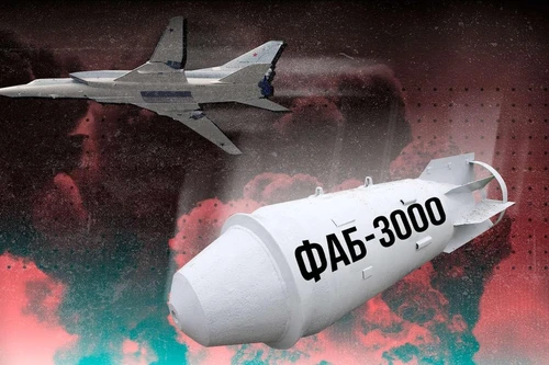 Bom siêu lớn FAB-3000 Nga sẵn sàng tham chiến khi bộ cánh lượn đã hoàn thiện