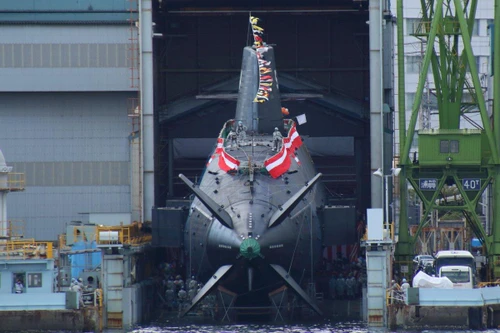 Tàu ngầm phi hạt nhân tối tân Nhật Bản vừa hạ thủy vượt xa tàu Nga - Trung Quốc